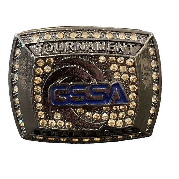 Great Southern Sports Association GSSA Grey Baseball Tournament Ring Sz 11.5 - Picture 1 of 10